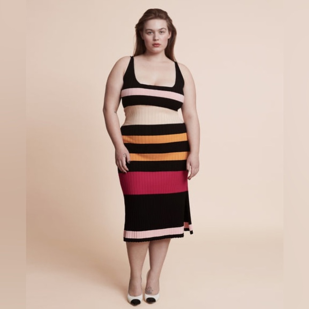 NWT 11 Honore Striped Dress